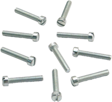 S&S CYCLE Slotted Flat Head Screws - 10-Pack 50-0150