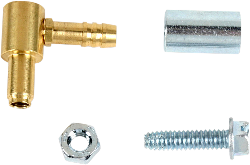 YOST PERFORMANCE Hi-Flow Fuel Nipple - Brass - '76-'99 Keihin Carburetors CVN1