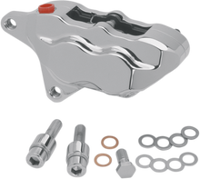 HAWG HALTERS 4-Piston Caliper - Front - Chrome LHSCC501