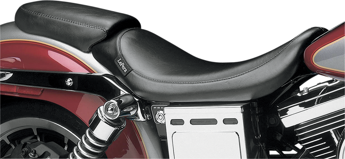 LE PERA Bare Bones Pillion Pad - Smooth - Black - FL/FXD '06-'17 LGK-001P