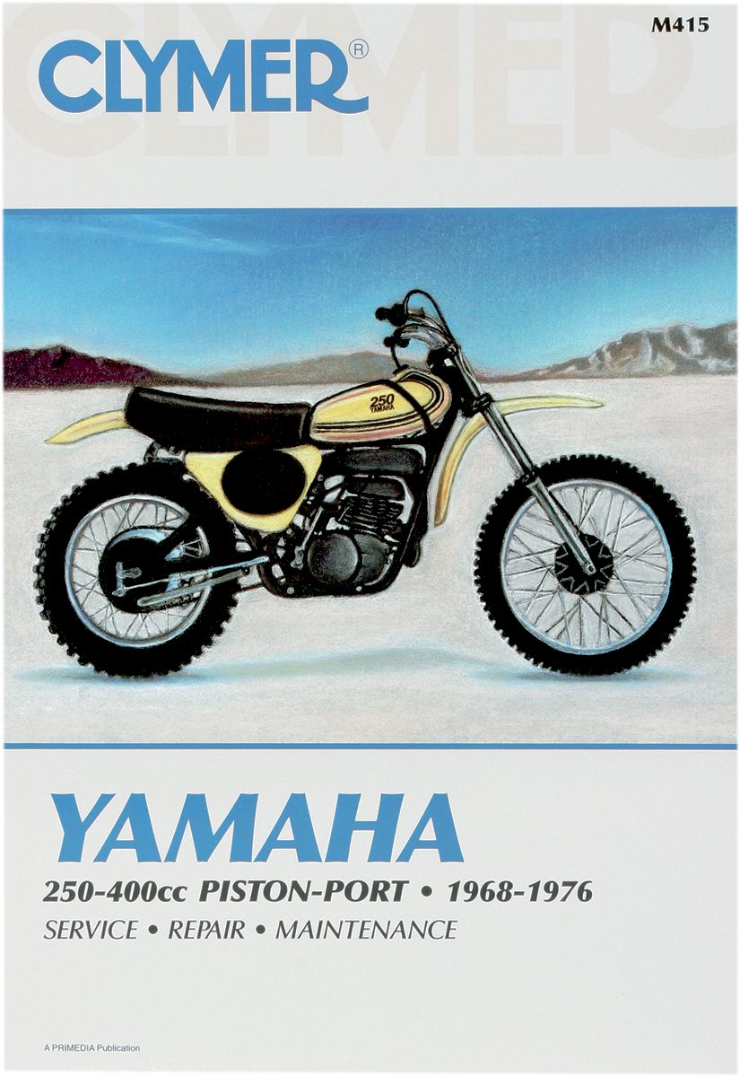 CLYMER Manual - Yamaha - 250-400 Piston-Port CM415