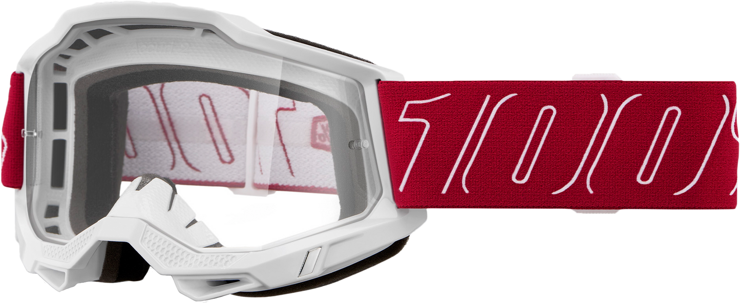 Accuri 2 Goggle Redline Clear Lens