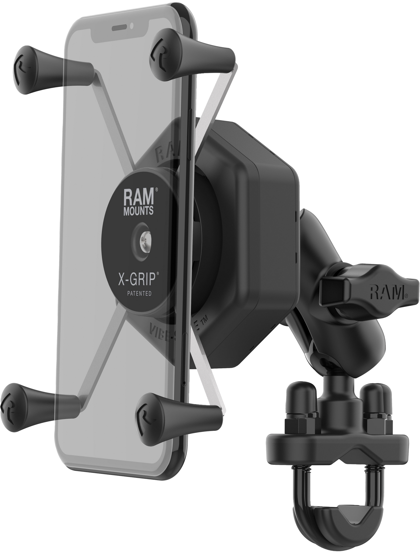 X Grip Vibe Safe L Phone Mount With U Bolt Base Short