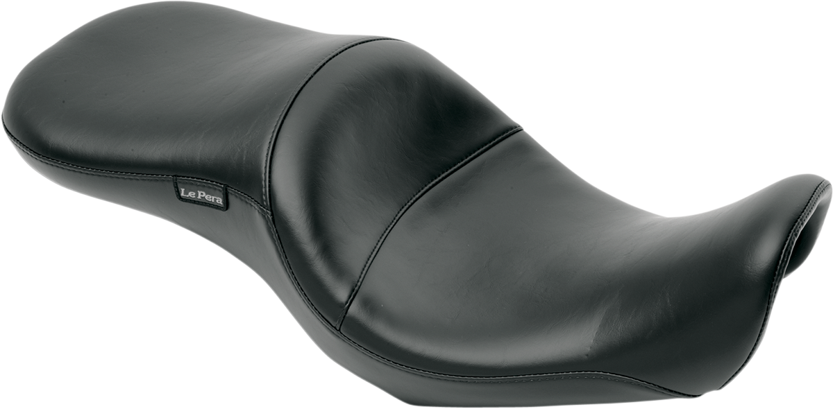 LE PERA Maverick Seat - without Backrest - Smooth - Black - FLD/FXD '06-'17 LK-970S