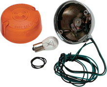 CHRIS PRODUCTS Rear Turn Signal Assembly - Amber - Single Filament 8407A