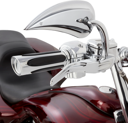 ARLEN NESS Deep Cut Comfort Series Grips - TBW - Chrome 500-070
