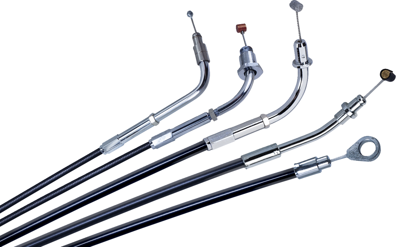 BARNETT High-Efficiency Black Vinyl Clutch Cable - +6" Size 101-30-10072-6