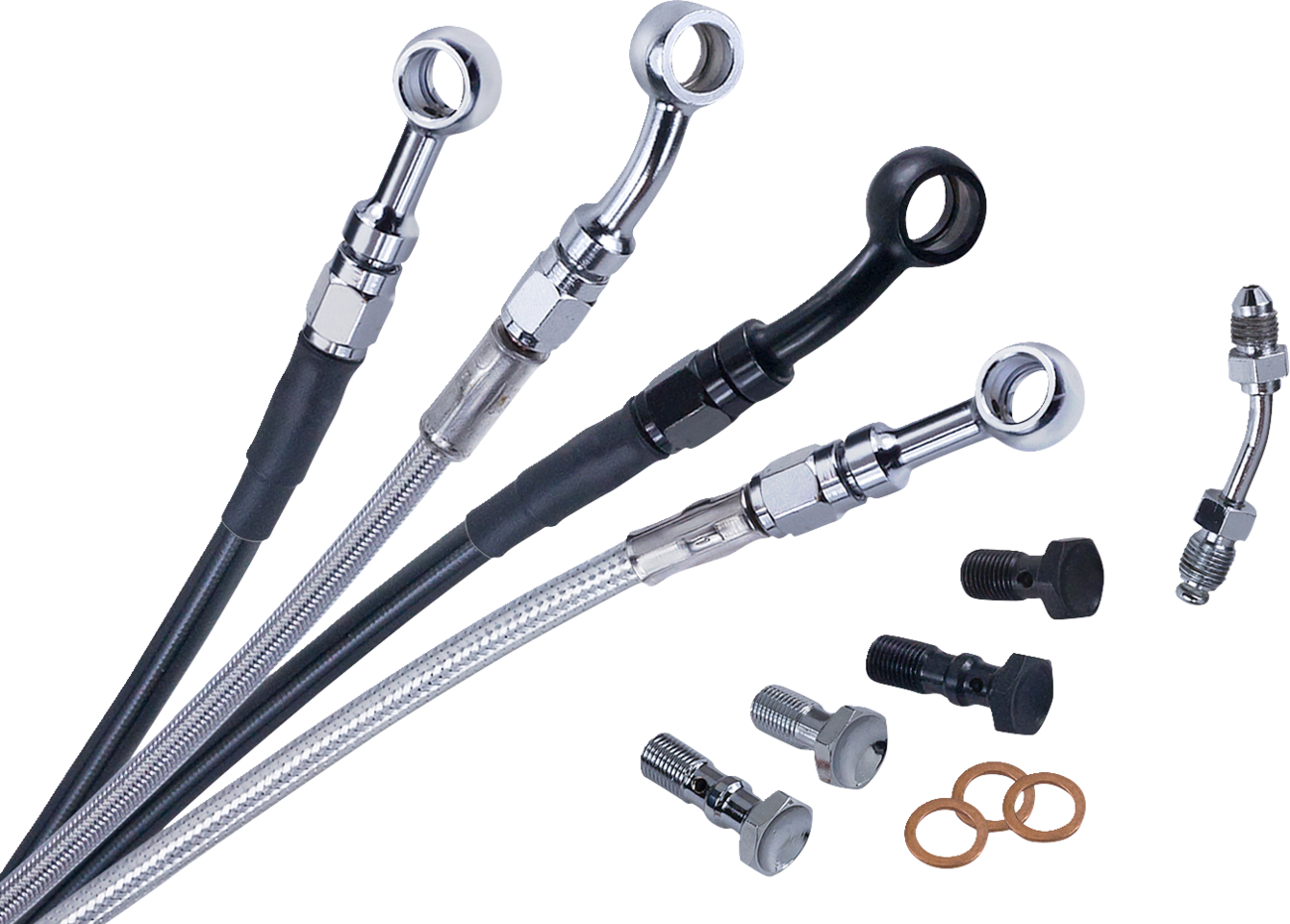BARNETT Brake Line - Upper - Black - +6" 251-30-51133-6
