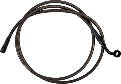 BARNETT Brake Line - Upper - Carbon Coat w/ Black Fittings - +8" 254-30-51134-8