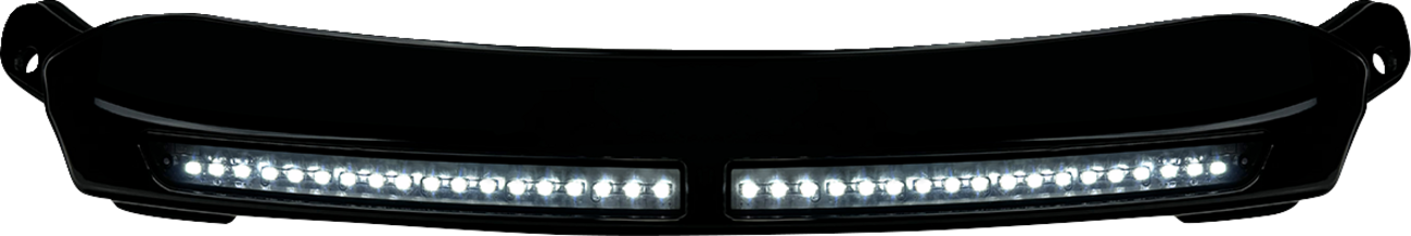 CUSTOM DYNAMICS LED Windshield Trim - Gloss Black CD-RG-CV-W-B