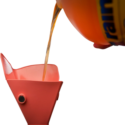 CALIBER Funnels - Flexible/Foldable - Small/Medium/Large - Blue/Orange/Yellow - 3 Pack 13590
