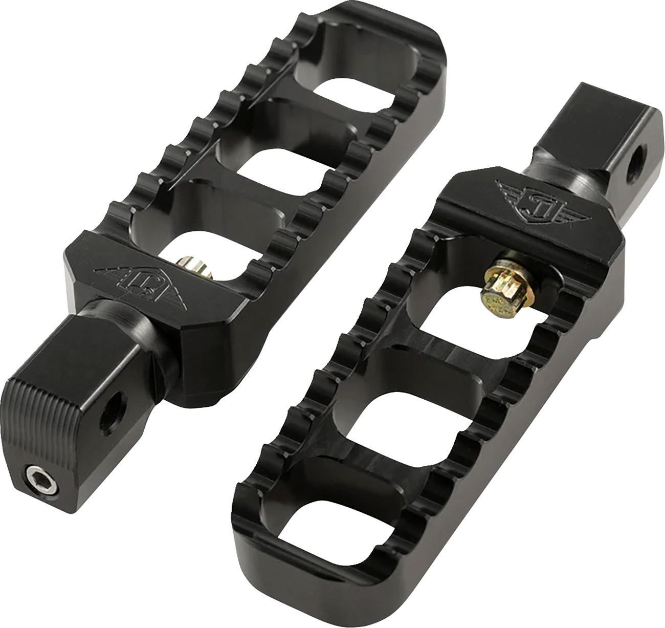 JOKER MACHINE Serrated Foot Pegs - Black - Narrow 08-61-8B