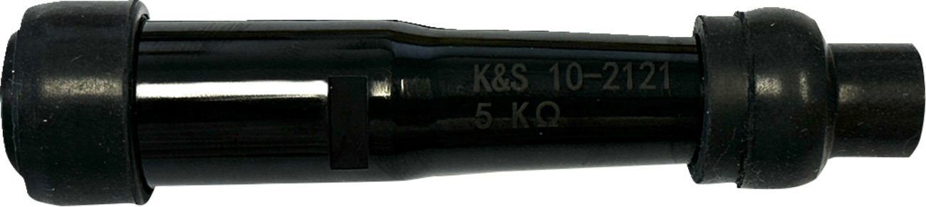K&S TECHNOLOGIES Spark Plug Cap - Straight - 14 mm 10-2121