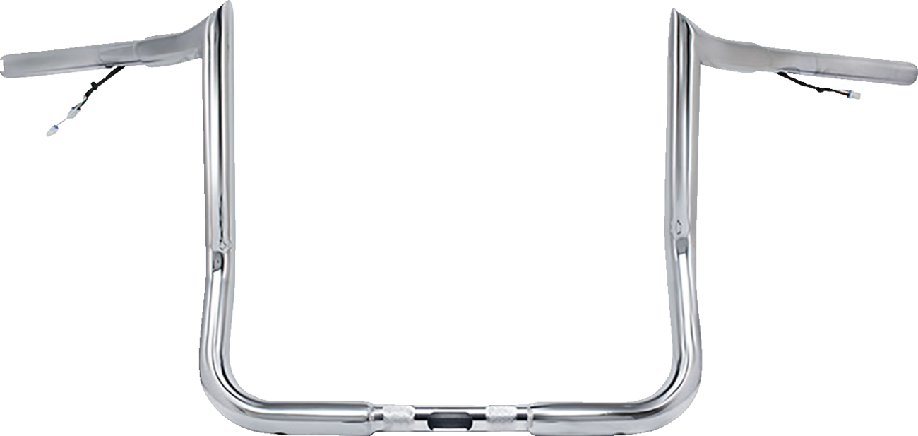 PAUL YAFFE BAGGER NATION Pre-Wired Handlebar - Monkey Bar - 10" - Chrome PYO:MBBPW-10 C