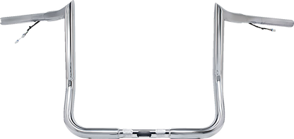 PAUL YAFFE BAGGER NATION Pre-Wired Handlebar - Monkey Bar - 10" - Chrome PYO:MBBPW-10 C