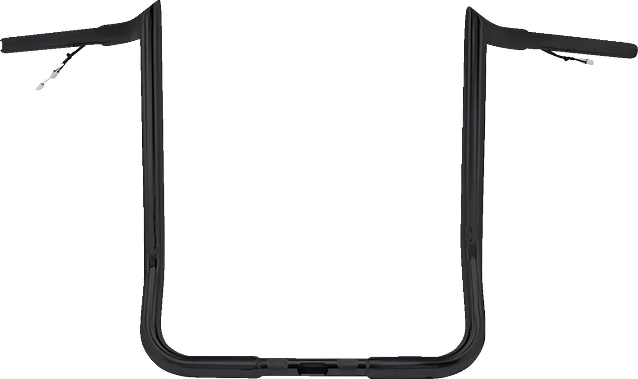 PAUL YAFFE BAGGER NATION Pre-Wired Handlebar - Monkey Bar - 14" - Black PYO:MBBPW-14 B