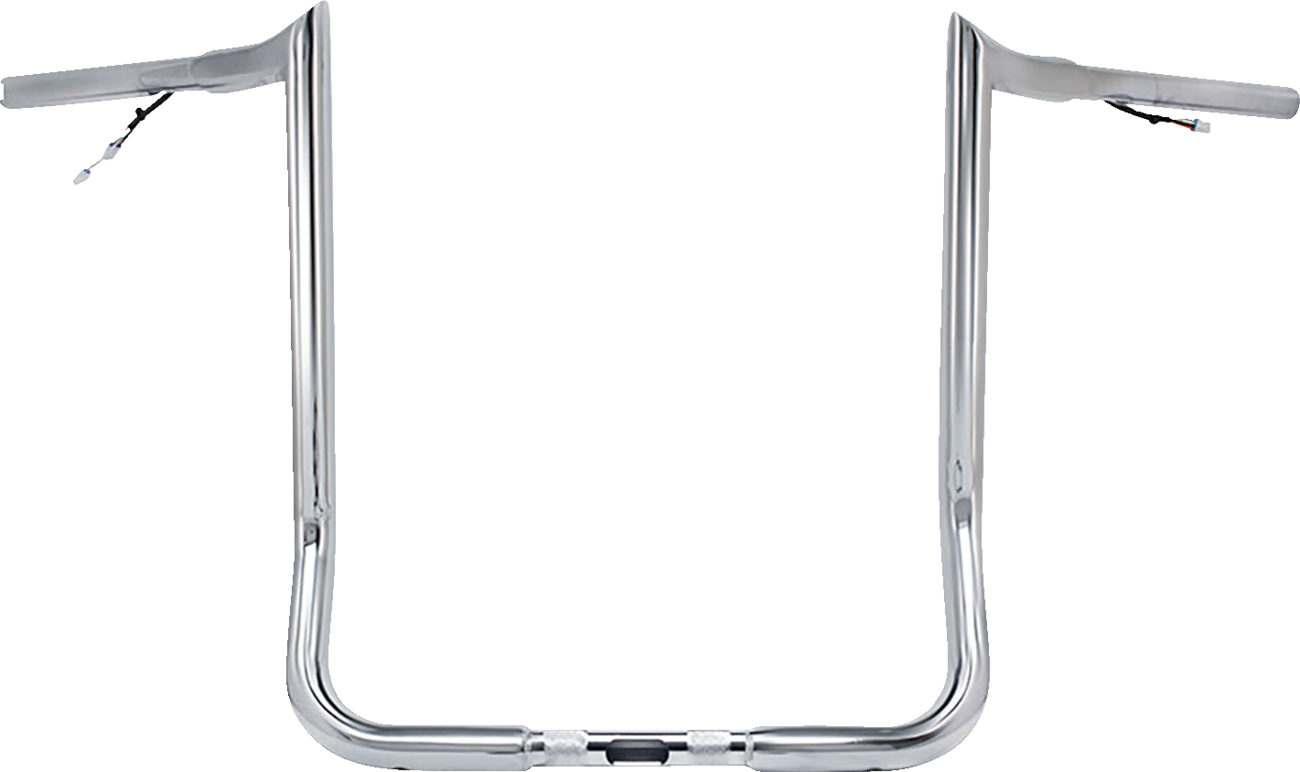 PAUL YAFFE BAGGER NATION Pre-Wired Handlebar - Monkey Bar - 14" - Chrome PYO:MBBPW-14 C
