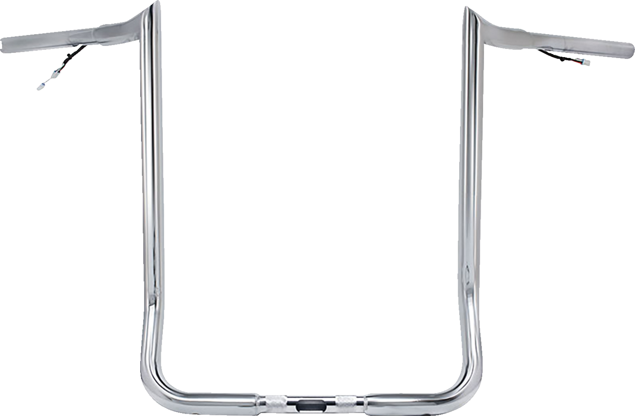 PAUL YAFFE BAGGER NATION Pre-Wired Handlebar - Monkey Bar - 16" - Chrome PYO:MBBPW-16 C
