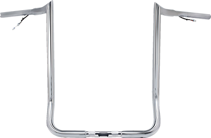 PAUL YAFFE BAGGER NATION Pre-Wired Handlebar - Monkey Bar - 16" - Chrome PYO:MBBPW-16 C
