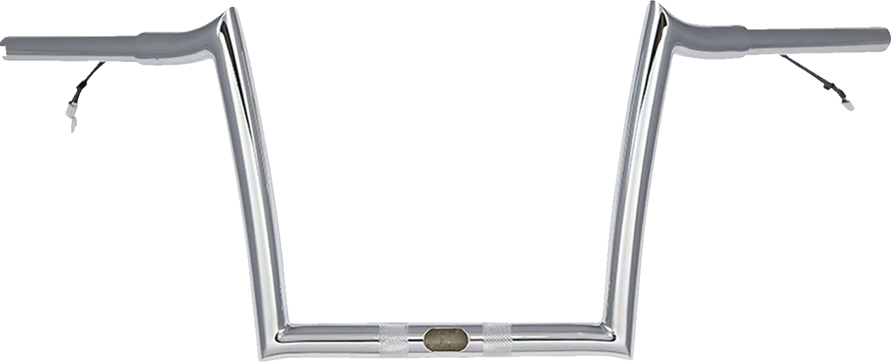 PAUL YAFFE BAGGER NATION Pre-Wired Handlebar - OEM - 10" - Chrome PYO:OEMPW-15L-10 C