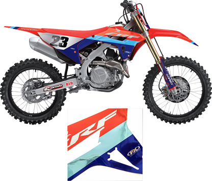 FACTORY EFFEX Candy Chrome Series Shroud/Airbox Graphics Kit - Honda - CRF 250R/450R 27-03304