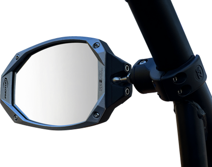 SEIZMIK Mirrors - Photon - Side View - Oval - Black/Blue - 1.75"/2" ROPS - Pair 56-18112