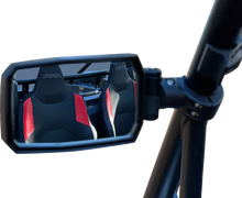 SEIZMIK Mirrors - Trailrider - Side View - Rectangle - Black - 1.75"/2" ROPS - Pair 56-18113