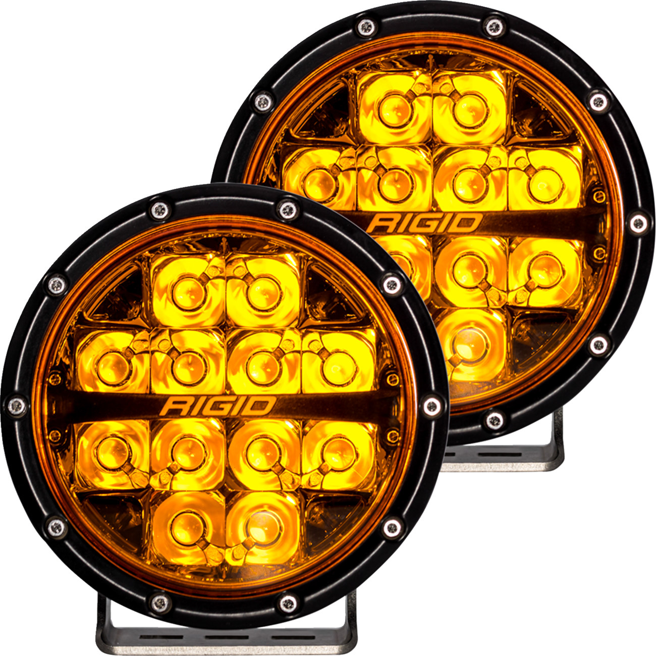 RIGID INDUSTRIES Spotlight - 360 Series - 6" - Amber Lens 36210