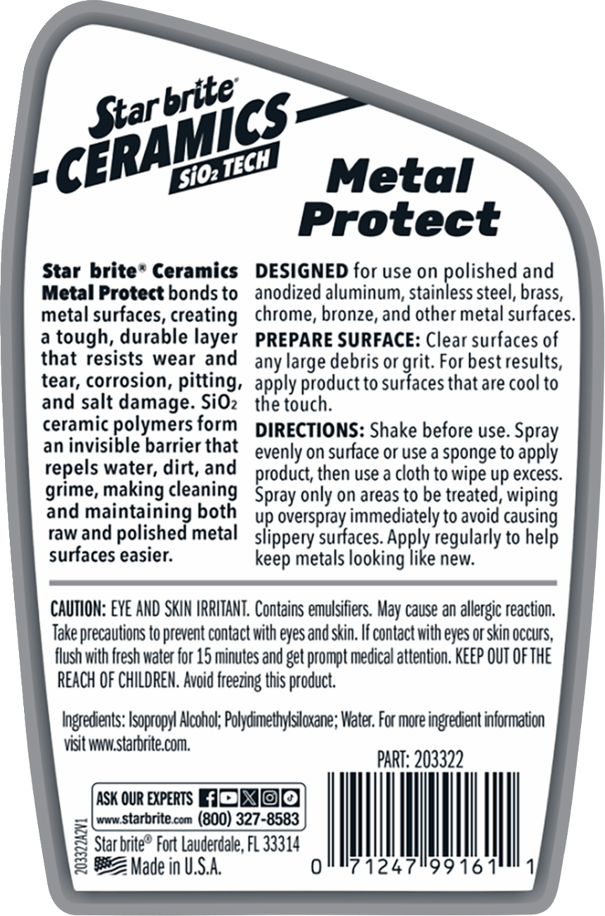 STAR BRITE Ceramic Metal Protectant - 22 U.S. fl oz 203322