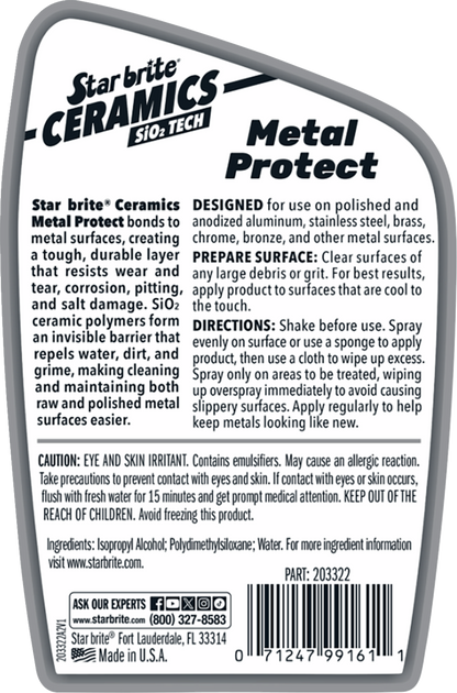 STAR BRITE Ceramic Metal Protectant - 22 U.S. fl oz 203322