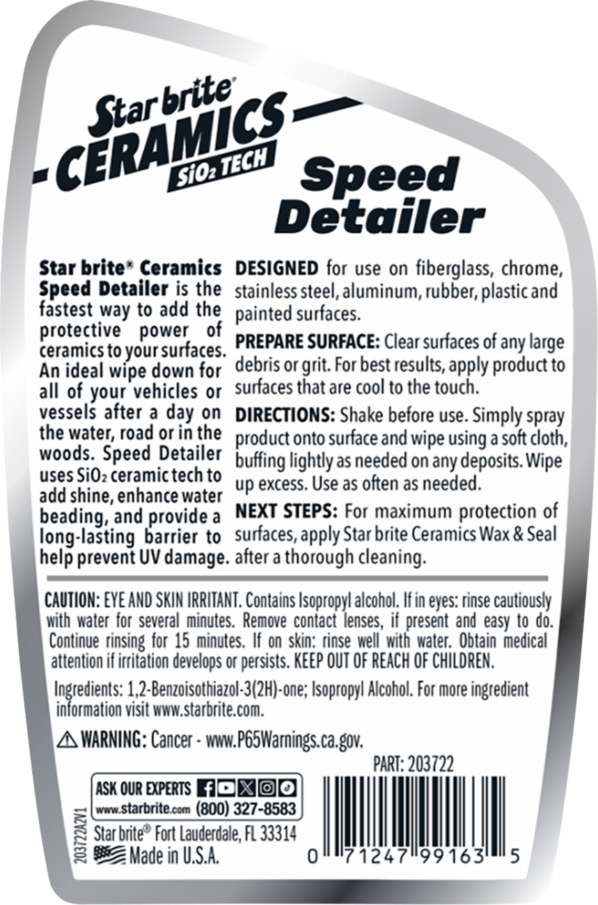 STAR BRITE Ceramic Speed Detailer - 22 U.S. fl oz 203722