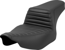 SADDLEMEN Step-Up Seat - Tuck-n'-Roll - Black - FL '23-'24 823-07-171