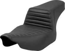 SADDLEMEN Step-Up Seat - Tuck-n'-Roll - Black - Extended Reach - FL '23-'24 823-07E-171