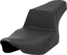 SADDLEMEN Step-Up Seat - Gripper Lumbar - Black - Extended Reach - FL '23-'24 823-07E-174