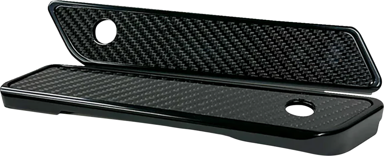 PRO-ONE PERF.MFG. Saddlebag Cover Latch - Black - Slim 104725B