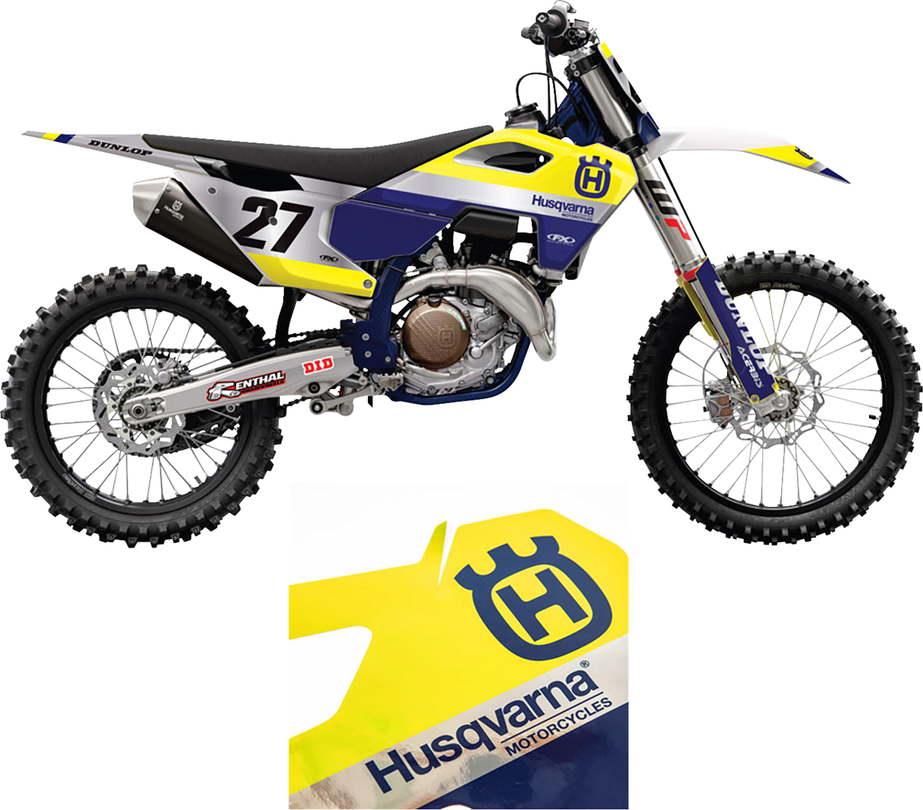 FACTORY EFFEX Candy Chrome Series Trim Graphics Kit - Husqvarna 27-51604