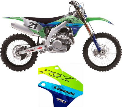 FACTORY EFFEX Candy Chrome Series Shroud/Airbox Graphics Kit - Kawasaki - KX 250/450 27-03106