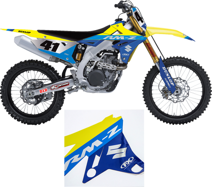 FACTORY EFFEX Candy Chrome Series Trim Graphics Kit - Suzuki - RMZ 250/450 27-51402