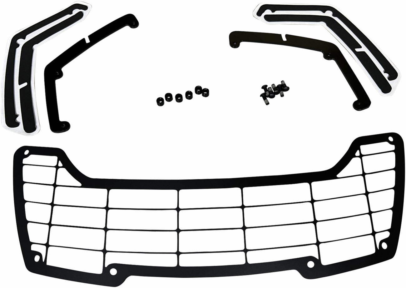 DRAG SPECIALTIES Headlight Guard - Black - Pan America L20-0630