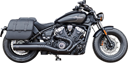 S&S CYCLE Grand National Slip-On Mufflers - Black - 50-State 550-1121