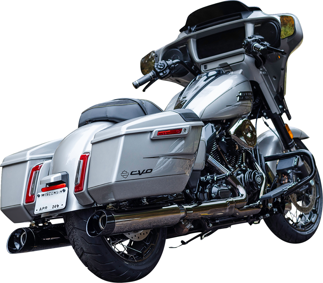 S&S CYCLE 4-1/2" MK45 Performance Slip-On Mufflers - Lava Chrome - 50-State 550-1113