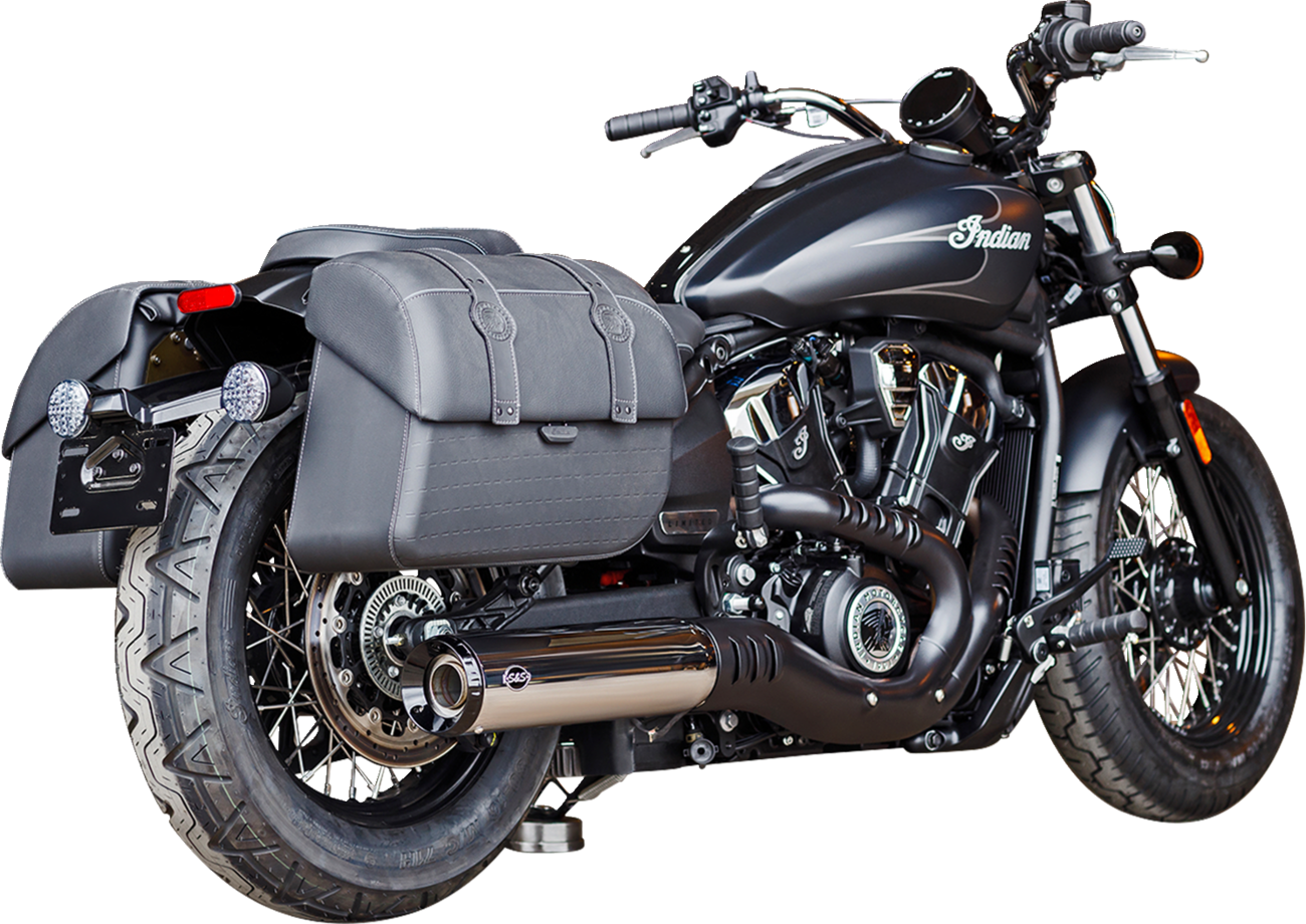 S&S CYCLE Grand National Slip-On Mufflers - Chrome - 50-State 550-1122