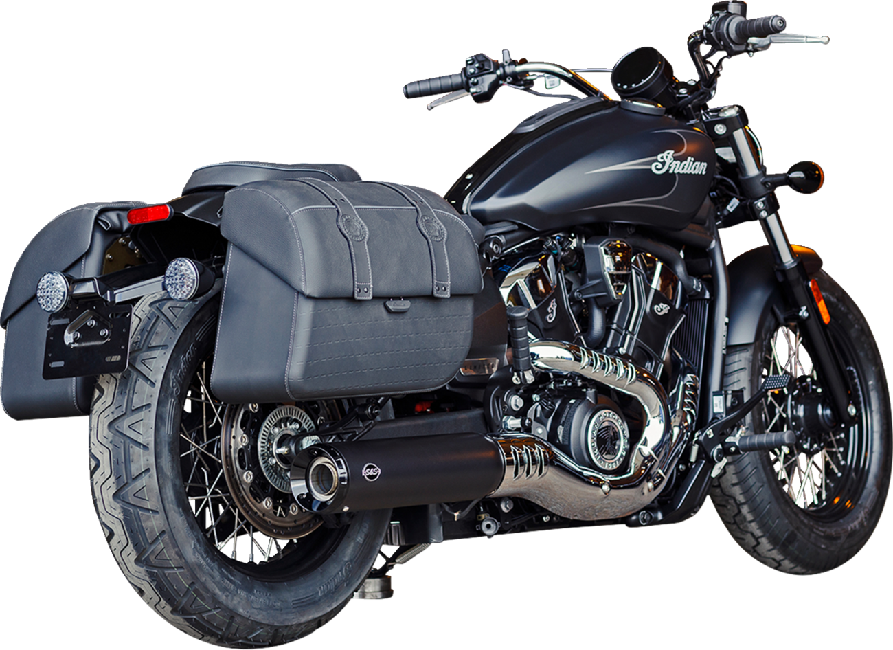 S&S CYCLE Grand National Slip-On Mufflers - Black - 50-State 550-1121