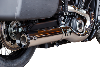 S&S CYCLE Grand National Slip-On Mufflers - Chrome - 50-State 550-1122