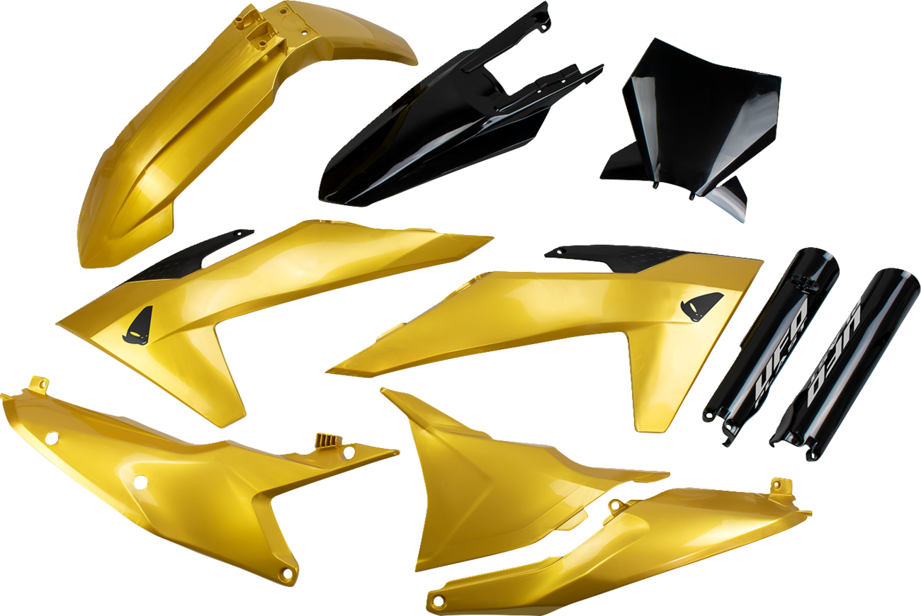 UFO Body Kit - Gold/Black - KTM - SX '23-'24 KTKIT529F@24