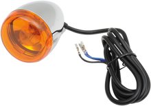 CHRIS PRODUCTS Front Signal Light Assembly - Chrome/Amber - Dual-Filament 8500A