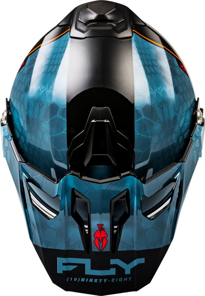 Trekker Cw Conceal Helmet Dual Shld Slate/Black/Red Xl