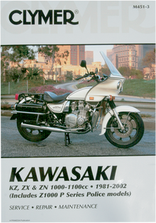 CLYMER Manual - Kawasaki - KZ, ZX, & ZN 1000-1100 CM4513