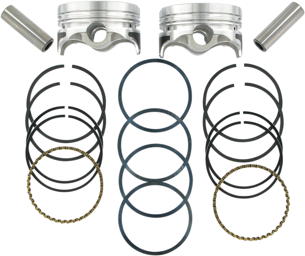 KB PERFORMANCE Piston Kit - 3.498" Standard - 9.0:1 CR - Conversion to 1200 - XL883 KB922C.STD