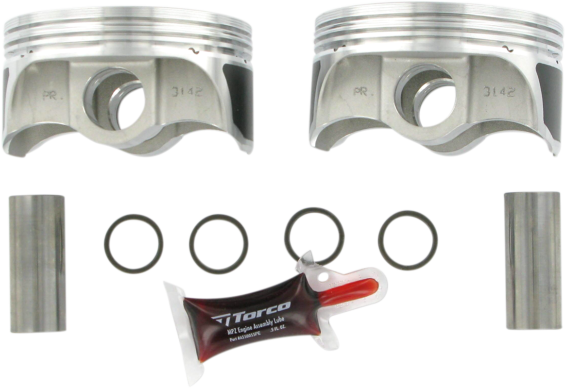 KB PERFORMANCE Piston Kit - 3.875" Standard - 9.25:1 CR - Big Bore - 95" Twin Cam KB904C.STD